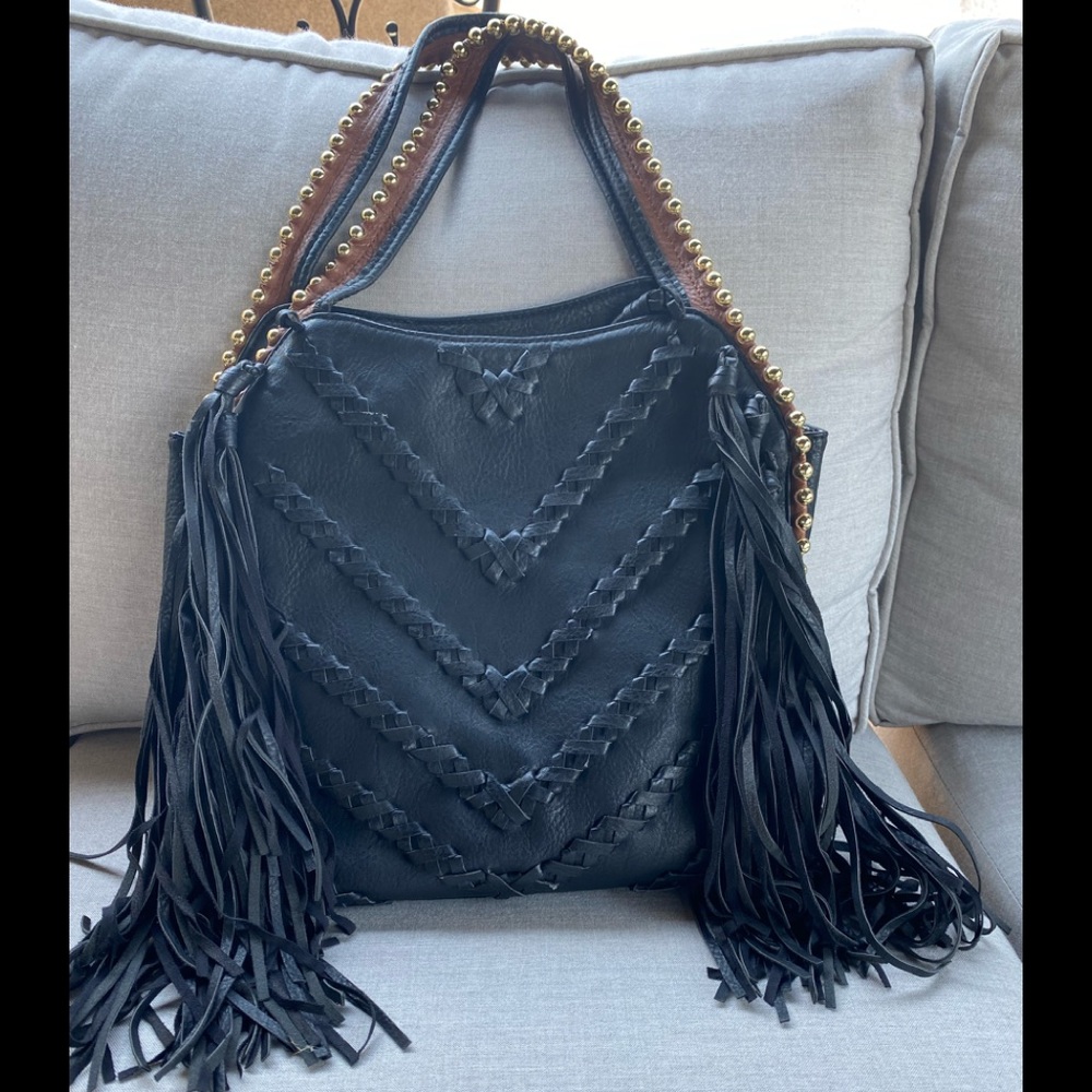 Large Black Big Buddha Handbag